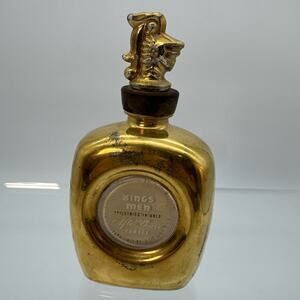 Vtg Kings Men After Shave Powder Toiletries In Gold Windsor House Gold Bottle